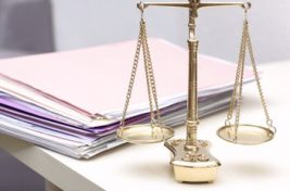 photography closeup of a scales of justice